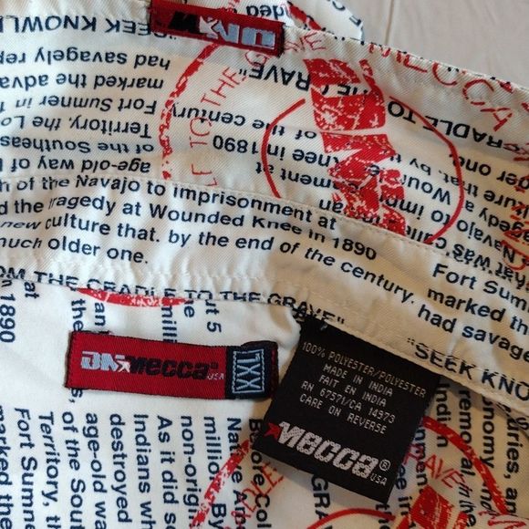 Y2K Mecca Short Sleeve Button Down - Picture 9 of 14